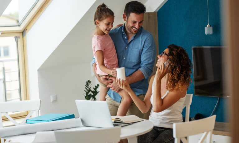 Family discussing rental property options in a modern Northwich home representing family rentals in Hartford Leftwich Weaverham and Davenham